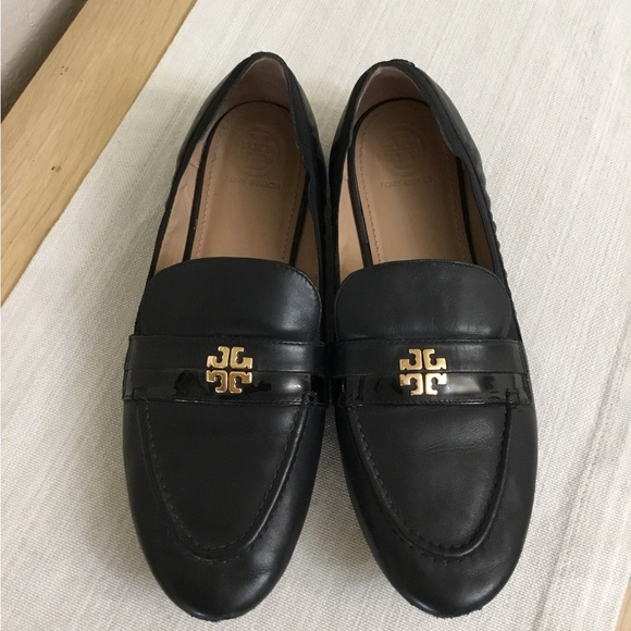 Tory Burch Jolie Stretch-Leather Loafers in black size 8.5 - Picture 2 of 10